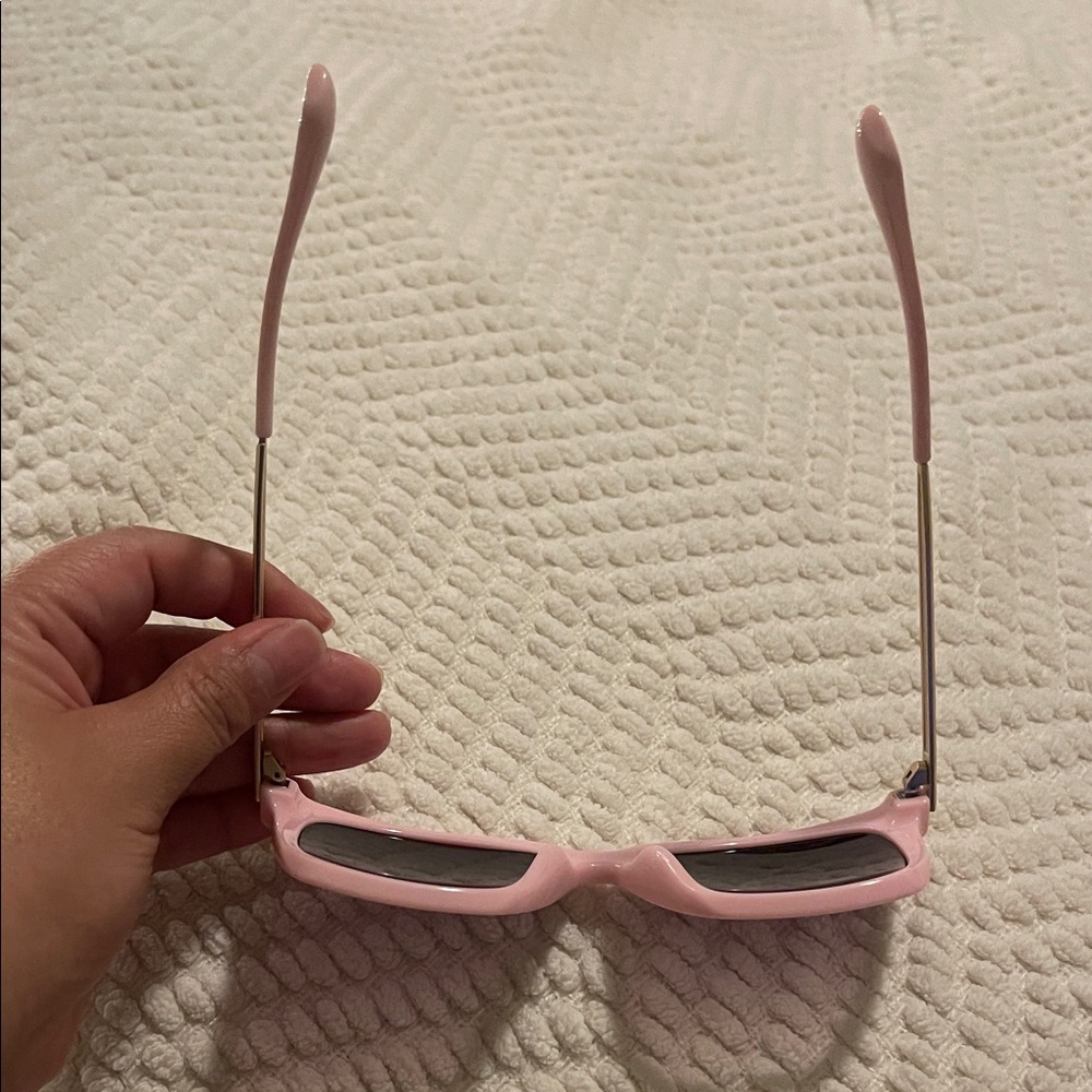Diff Eyewear Pink Gradient Sunglasses - image 3